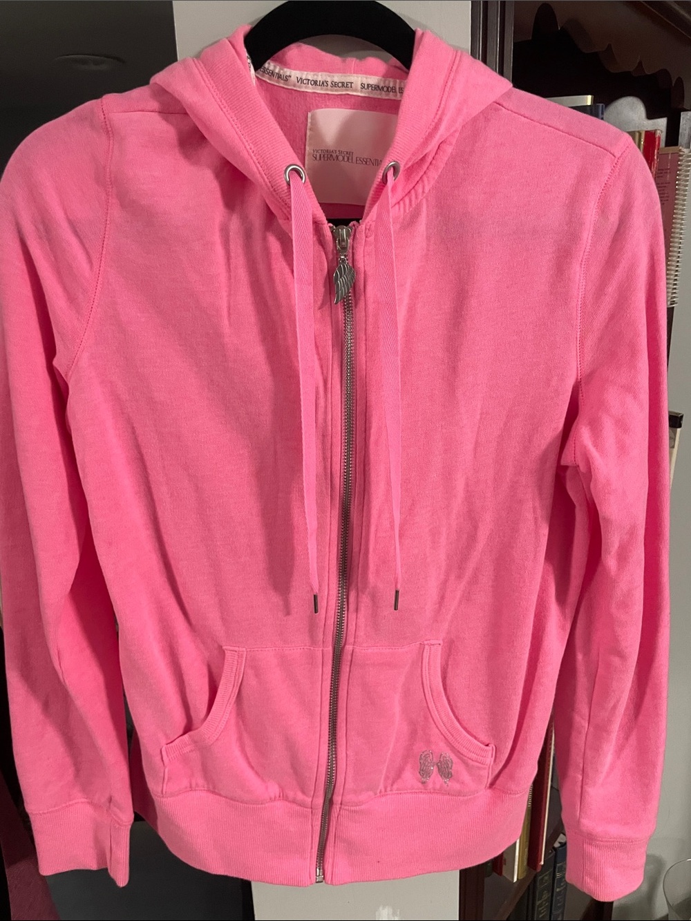 Victoria's Secret Pink Hooded Zip-Up Teddy Jacket